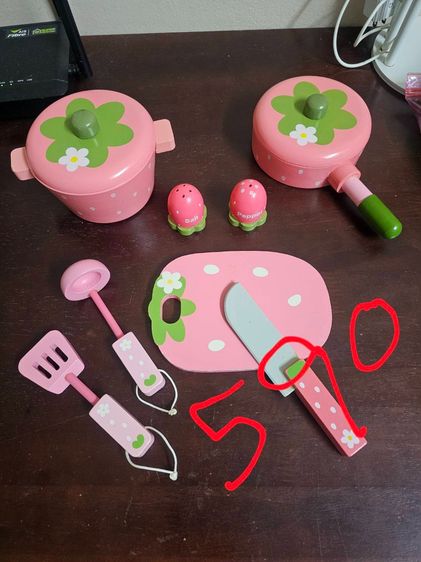 ของเล่นไม้บทบาทสมมุติ Mother Garden ของเล่นเสริมพัฒนาการเด็ก ส่งต่อ มือสอง สภาพดี ไม่มีตําหนิ ราคาในรายละเอียดค่ะ รูปที่ 11