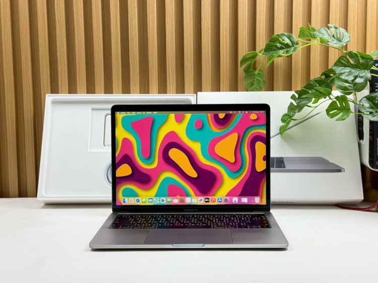 Apple Macbook Pro 13 Inch แมค โอเอส 8 กิกะไบต์ อื่นๆ ไม่ใช่ MacBook Pro (13.3-inch,2019 Two Thunderbolt 3 ports) Ram8GB SSD128GB SpaceGray 