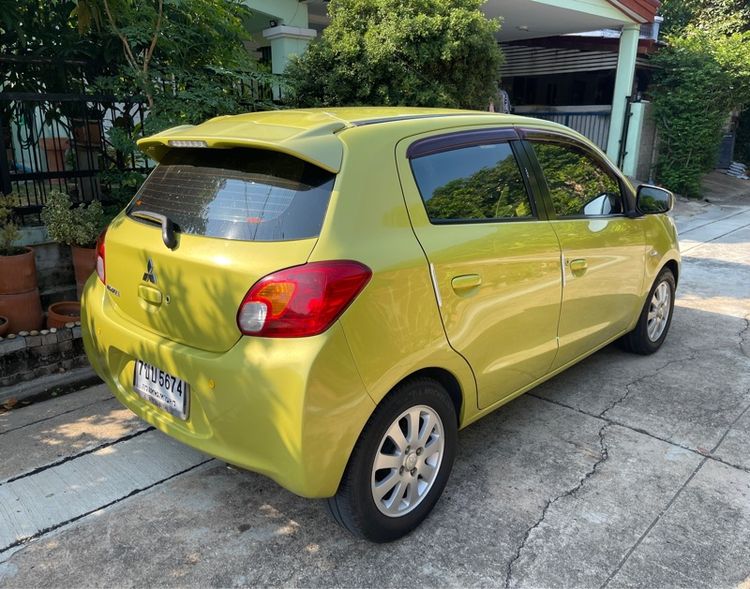Mitsubishi Mirage 2012 1.2 GLS Limited Sedan เบนซิน ไม่ติดแก๊ส เกียร์อัตโนมัติ เหลือง รูปที่ 4