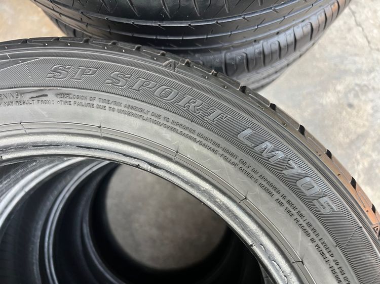 ยาง Dunlop Lm705 185 55 16 เส้น 500 บาท สภาพดี รูปที่ 5