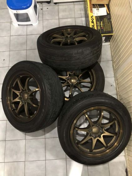 16กว้าง7 ออฟ40 พร้อมยาง Landsail 205 55 r16 ปี24 รูปที่ 6