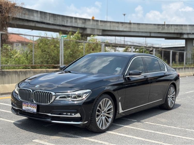 BMW Series 7 2019 735Li Sedan เบนซิน ไม่ติดแก๊ส เกียร์อัตโนมัติ ดำ รูปที่ 3