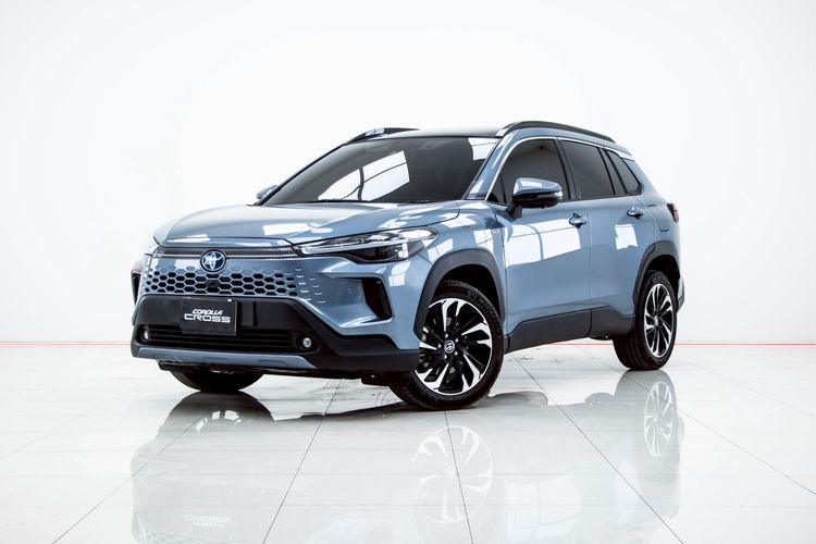 Toyota Corolla Cross 2024 1.8 HEV Premium Utility-car ไฮบริด ไม่ติดแก๊ส เกียร์อัตโนมัติ เทา