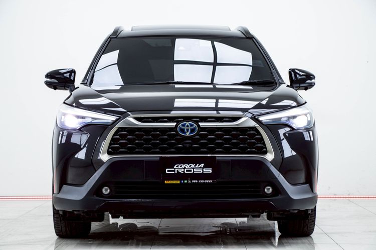 Toyota Corolla Cross 2020 1.8 Hybrid Premium Safety Utility-car ไฮบริด ไม่ติดแก๊ส เกียร์อัตโนมัติ ดำ รูปที่ 4