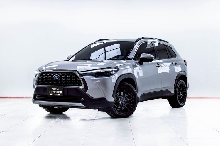 รถ Toyota Corolla Cross 1.8 Hybrid Premium Safety สี เทา