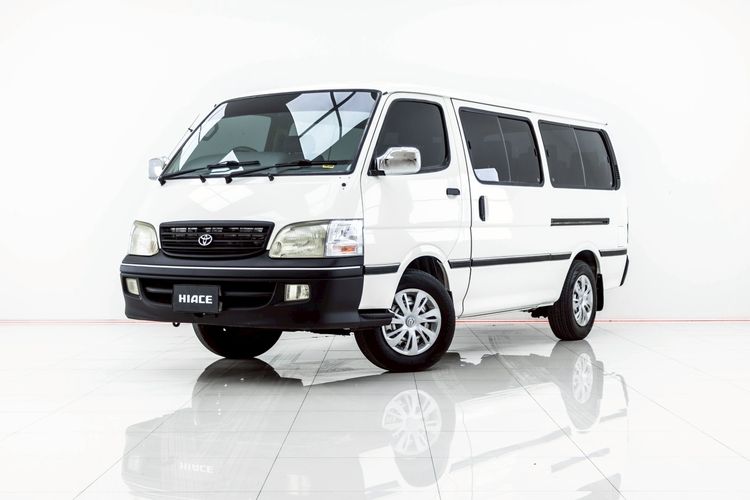 รถ Toyota Hiace 3.0 GL สี ขาว