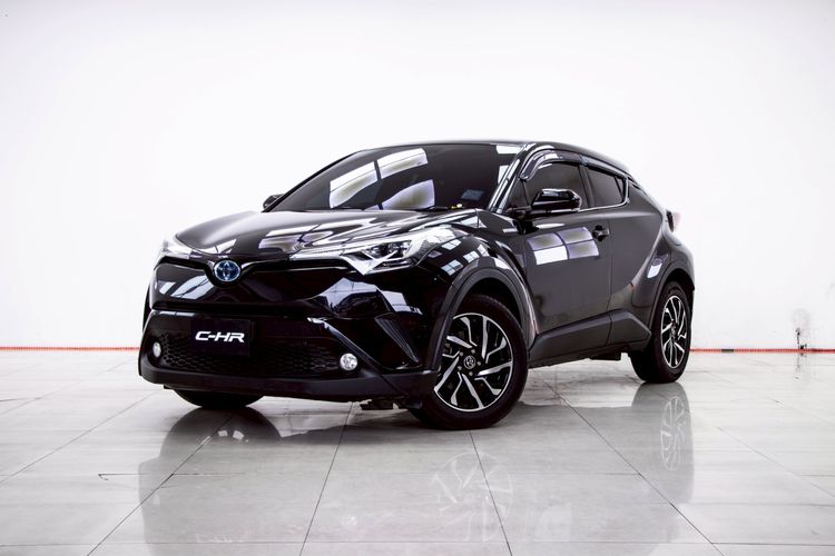 รถ Toyota C-HR 1.8 HV Hi สี ดำ
