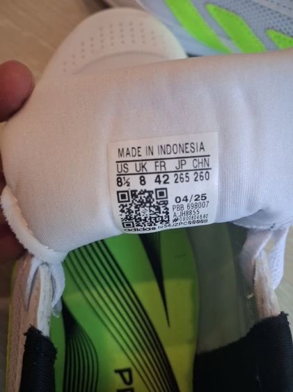 รองเท้าฟุตซอล adidas predator club มือสอง สภาพดี  รูปที่ 7