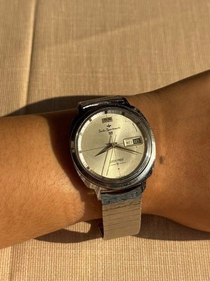 เงิน seiko 5 sportmatic