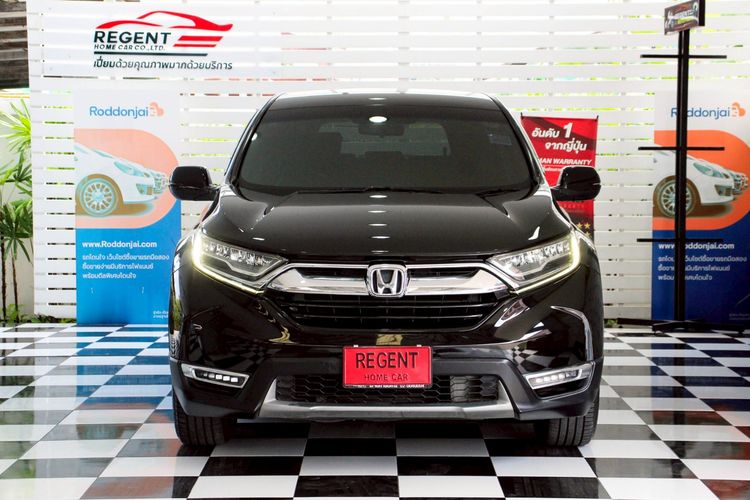 Honda CR-V 2018 1.6 DT E Utility-car ดีเซล ไม่ติดแก๊ส เกียร์อัตโนมัติ ดำ รูปที่ 2
