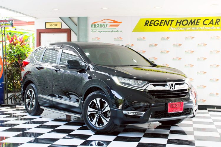 Honda CR-V 2018 1.6 DT E Utility-car ดีเซล ไม่ติดแก๊ส เกียร์อัตโนมัติ ดำ