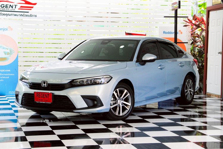 Honda Civic 2022 1.5 EL+ Sedan เบนซิน ไม่ติดแก๊ส เกียร์อัตโนมัติ ฟ้า รูปที่ 3