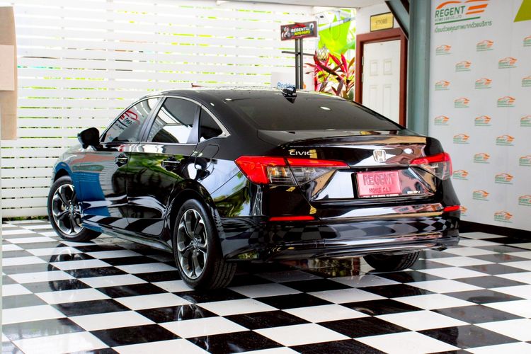 Honda Civic 2023 2.0 eHEV EL+ Sedan ไฮบริด ไม่ติดแก๊ส เกียร์อัตโนมัติ ดำ รูปที่ 4