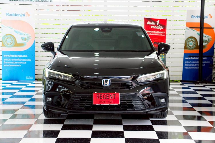 Honda Civic 2023 2.0 eHEV EL+ Sedan ไฮบริด ไม่ติดแก๊ส เกียร์อัตโนมัติ ดำ รูปที่ 2
