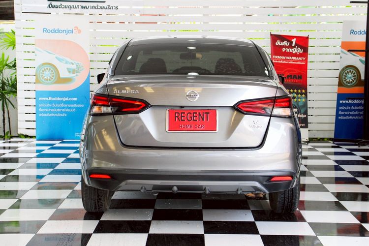 Nissan Almera 2021 1.0 V Sedan เบนซิน ไม่ติดแก๊ส เกียร์อัตโนมัติ เทา รูปที่ 4