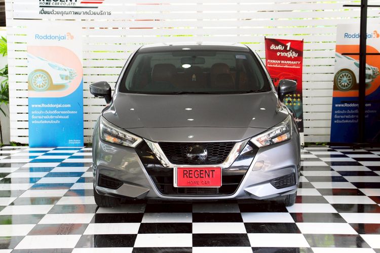 Nissan Almera 2021 1.0 V Sedan เบนซิน ไม่ติดแก๊ส เกียร์อัตโนมัติ เทา รูปที่ 2