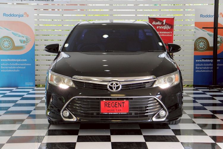Toyota Camry 2017 2.0 G Sedan เบนซิน ไม่ติดแก๊ส เกียร์อัตโนมัติ ดำ รูปที่ 2
