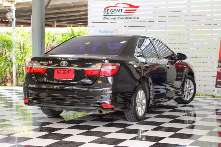 Toyota Camry 2017 2.0 G Sedan เบนซิน ไม่ติดแก๊ส เกียร์อัตโนมัติ ดำ รูปที่ 4