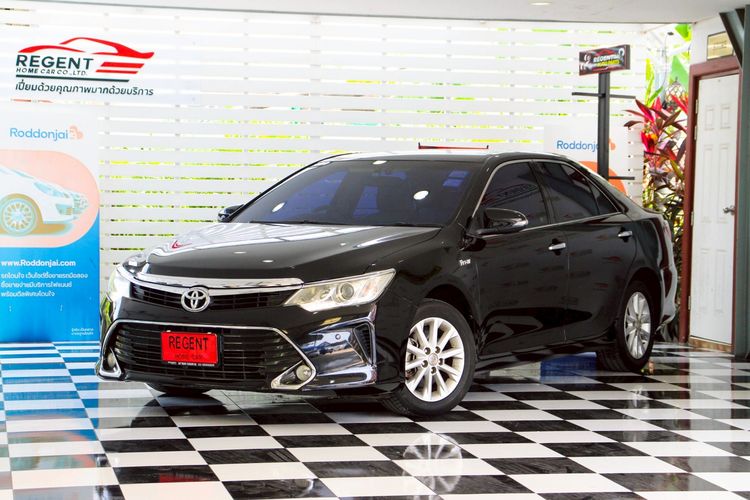 Toyota Camry 2017 2.0 G Sedan เบนซิน ไม่ติดแก๊ส เกียร์อัตโนมัติ ดำ รูปที่ 3