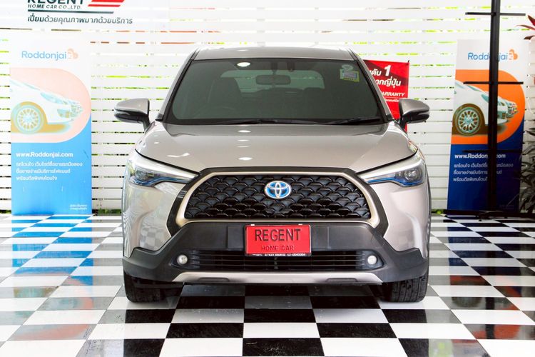Toyota Corolla Cross 2020 1.8 Hybrid Premium Utility-car ไฮบริด ไม่ติดแก๊ส เกียร์อัตโนมัติ เทา รูปที่ 2