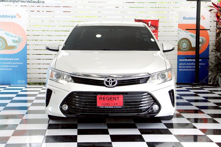 Toyota Camry 2017 2.0 G Extremo Sedan เบนซิน ไม่ติดแก๊ส เกียร์อัตโนมัติ ขาว รูปที่ 2