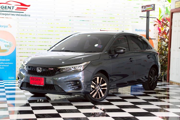 Honda City 2021 1.0 RS Sedan เบนซิน ไม่ติดแก๊ส เกียร์อัตโนมัติ เทา รูปที่ 3