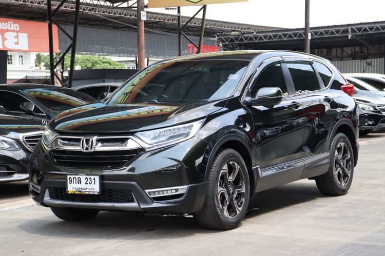 Honda CR-V 2017 1.6 DT EL 4WD Utility-car ดีเซล ไม่ติดแก๊ส เกียร์อัตโนมัติ ดำ