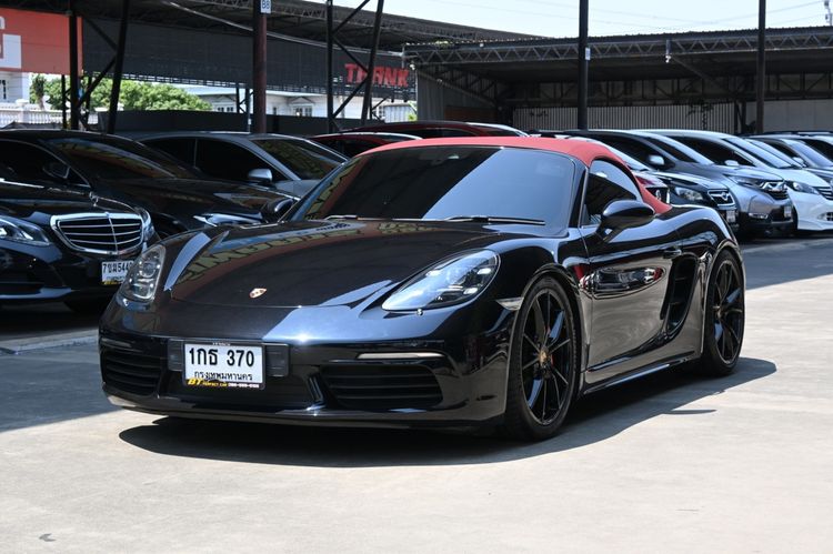 Porsche 718 2018 2.0 Boxster Sedan เบนซิน ไม่ติดแก๊ส เกียร์อัตโนมัติ ดำ