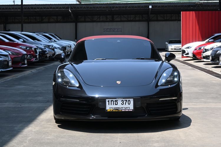 Porsche 718 2018 2.0 Boxster Sedan เบนซิน ไม่ติดแก๊ส เกียร์อัตโนมัติ ดำ รูปที่ 2