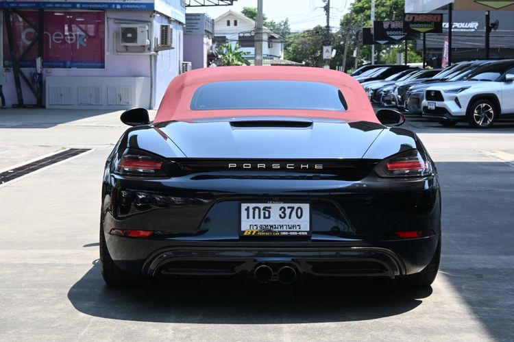 Porsche 718 2018 2.0 Boxster Sedan เบนซิน ไม่ติดแก๊ส เกียร์อัตโนมัติ ดำ รูปที่ 4