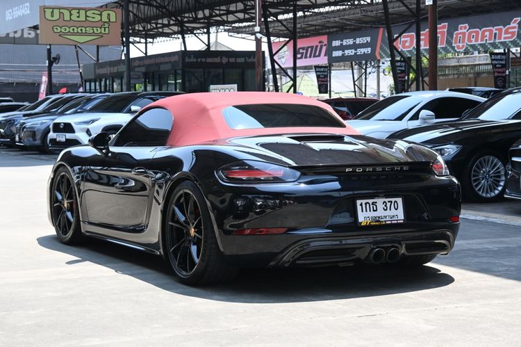 Porsche 718 2018 2.0 Boxster Sedan เบนซิน ไม่ติดแก๊ส เกียร์อัตโนมัติ ดำ รูปที่ 3