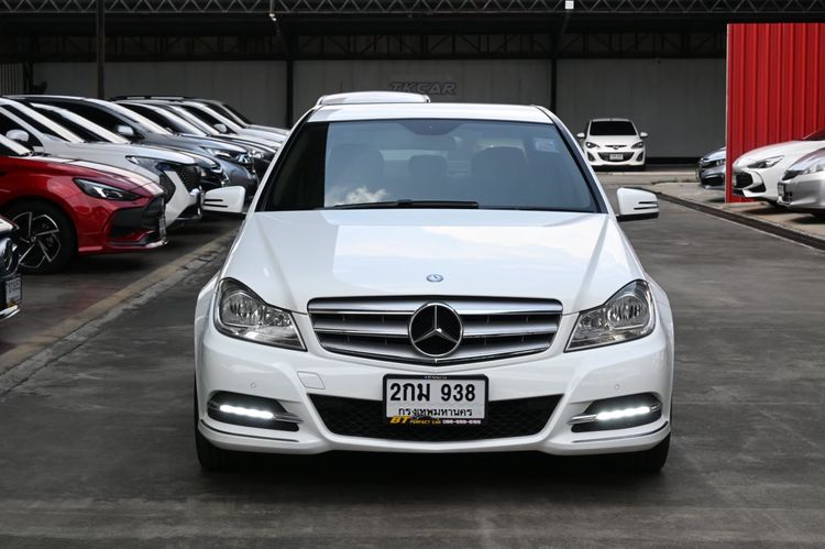 Mercedes-Benz C-Class 2013 C220 CDI Sedan ดีเซล ไม่ติดแก๊ส เกียร์อัตโนมัติ ขาว รูปที่ 2