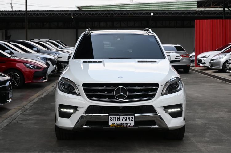 Mercedes-Benz ML-Class 2015 ML250 CDI AMG Utility-car ดีเซล ไม่ติดแก๊ส เกียร์อัตโนมัติ ขาว รูปที่ 2