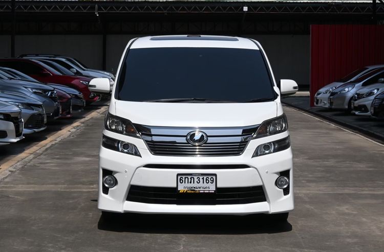 Toyota Vellfire 2013 2.4 Z G Edition Utility-car เบนซิน ไม่ติดแก๊ส เกียร์อัตโนมัติ ขาว รูปที่ 2