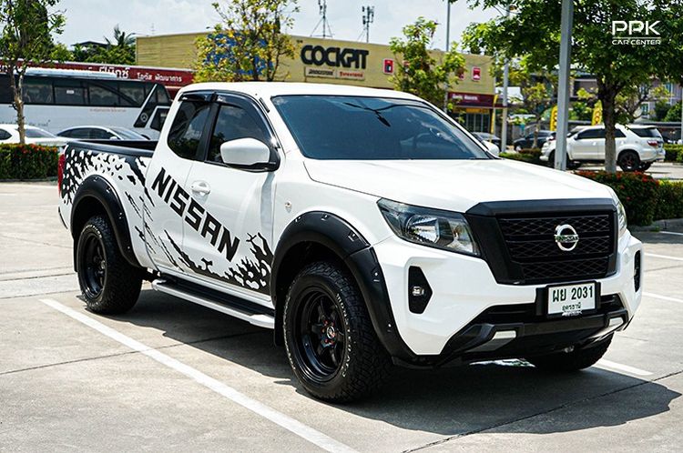 Nissan Navara 2021 2.5 SL Pickup ดีเซล ไม่ติดแก๊ส เกียร์ธรรมดา ขาว รูปที่ 3