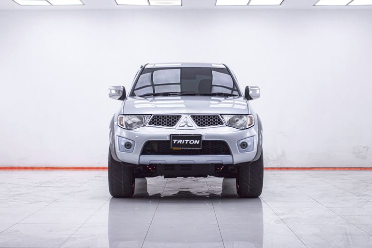Mitsubishi Triton 2010 2.5 Plus Pickup ดีเซล ไม่ติดแก๊ส เกียร์ธรรมดา เทา รูปที่ 4