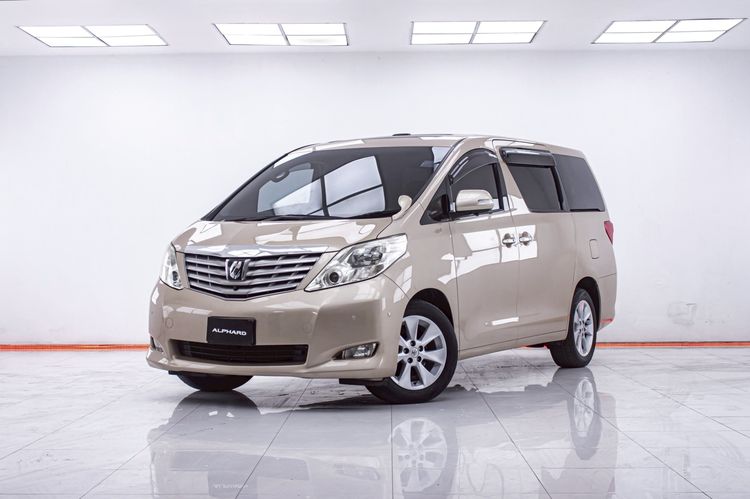 รถ Toyota Alphard 2.4 G สี น้ำตาล