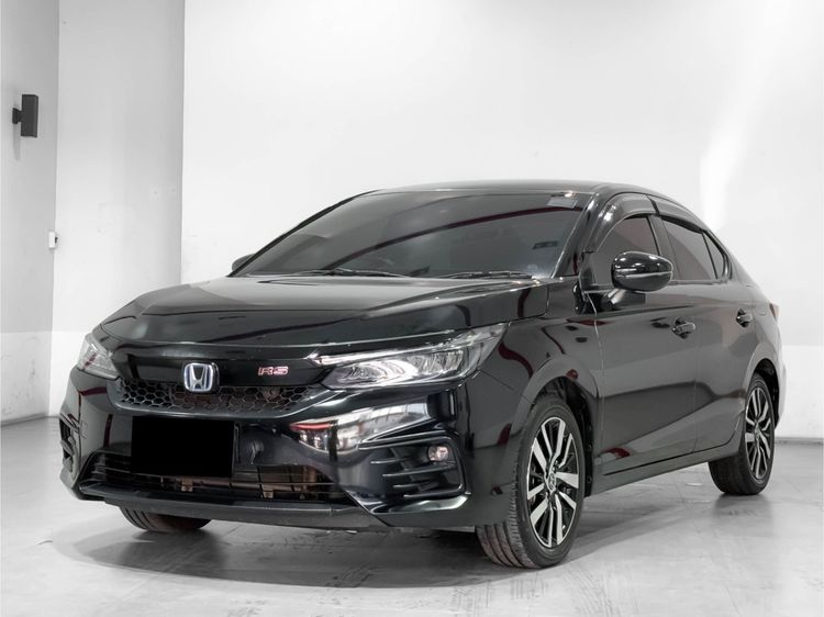 Honda City 2021 1.5 e:HEV RS Sedan ไฮบริด ไม่ติดแก๊ส เกียร์อัตโนมัติ ดำ