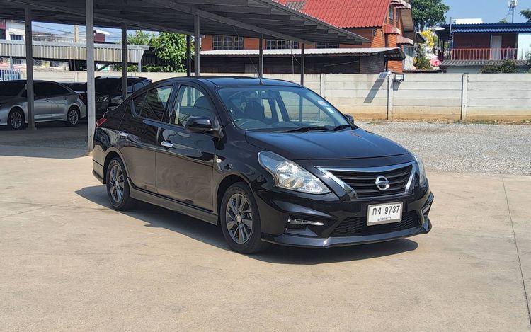 Nissan Almera 2017 1.2 E Sportech Sedan เบนซิน ไม่ติดแก๊ส เกียร์อัตโนมัติ ดำ รูปที่ 3