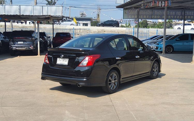 Nissan Almera 2017 1.2 E Sportech Sedan เบนซิน ไม่ติดแก๊ส เกียร์อัตโนมัติ ดำ รูปที่ 4