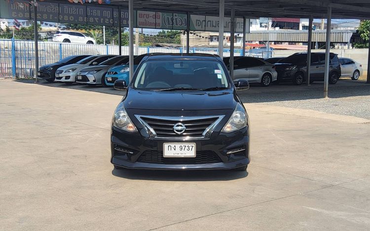 Nissan Almera 2017 1.2 E Sportech Sedan เบนซิน ไม่ติดแก๊ส เกียร์อัตโนมัติ ดำ รูปที่ 2