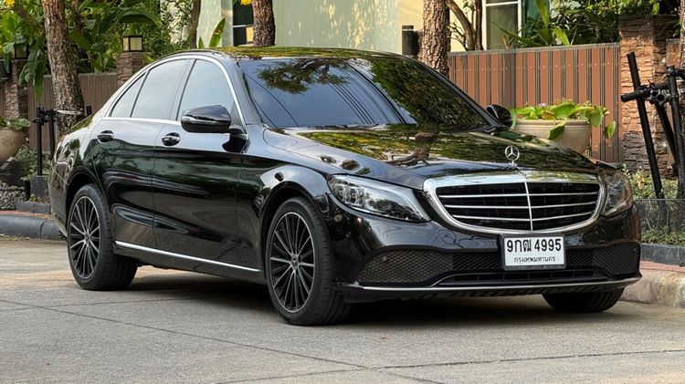 Mercedes-Benz C-Class 2019 Sedan ดีเซล ไม่ติดแก๊ส เกียร์อัตโนมัติ ดำ