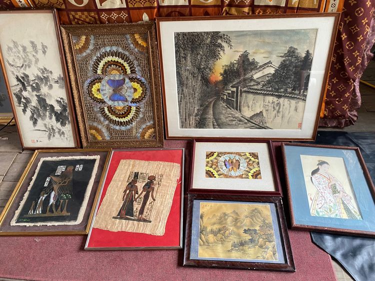 ภาพวาดสีน้ำมันบนผืนผ้าใบ(Oil on Canvas) และรูปภาพศิลปะ แบบเหมาทั้ง 108 รูปภาพ รูปที่ 11