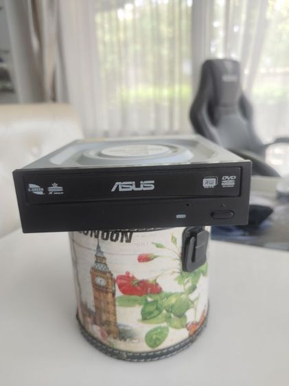 ที่เก็บข้อมูลและเมมโมรี่การ์ด เครื่องอ่านดีวีดี ASUS รุ่น DRW-24D5MT