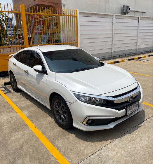 Honda Civic 2021 1.8 EL i-VTEC Sedan เบนซิน ไม่ติดแก๊ส เกียร์อัตโนมัติ ขาว รูปที่ 2