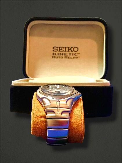 Rare Item นาฬิกาข้อมือ Seiko Kinetic Auto Relay Arctura สภาพสะสม อุปกรณ์ครบกล่อง  รูปที่ 4