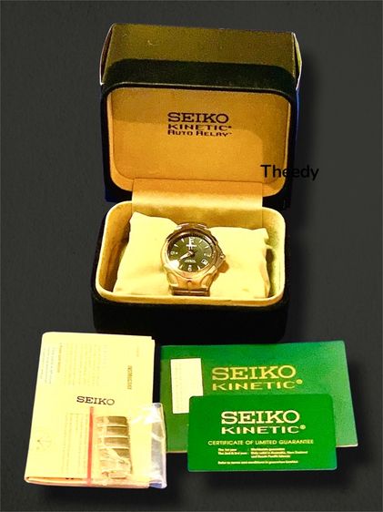 Rare Item นาฬิกาข้อมือ Seiko Kinetic Auto Relay Arctura สภาพสะสม อุปกรณ์ครบกล่อง  รูปที่ 2