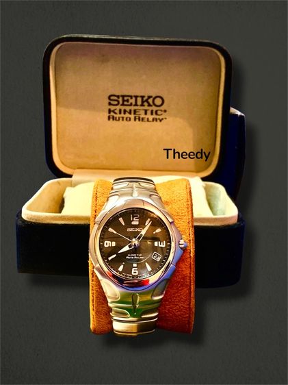 Rare Item นาฬิกาข้อมือ Seiko Kinetic Auto Relay Arctura สภาพสะสม อุปกรณ์ครบกล่อง  รูปที่ 3