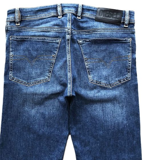 DIESEL WAYKEE-J-N SLIM JEANS PANTS LUXURY DESIGNER  รูปที่ 10