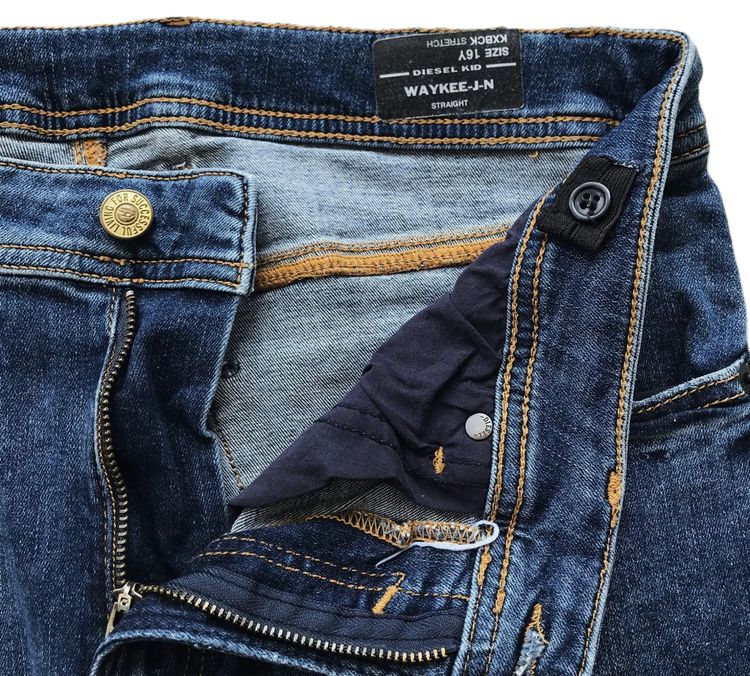 DIESEL WAYKEE-J-N SLIM JEANS PANTS LUXURY DESIGNER  รูปที่ 4